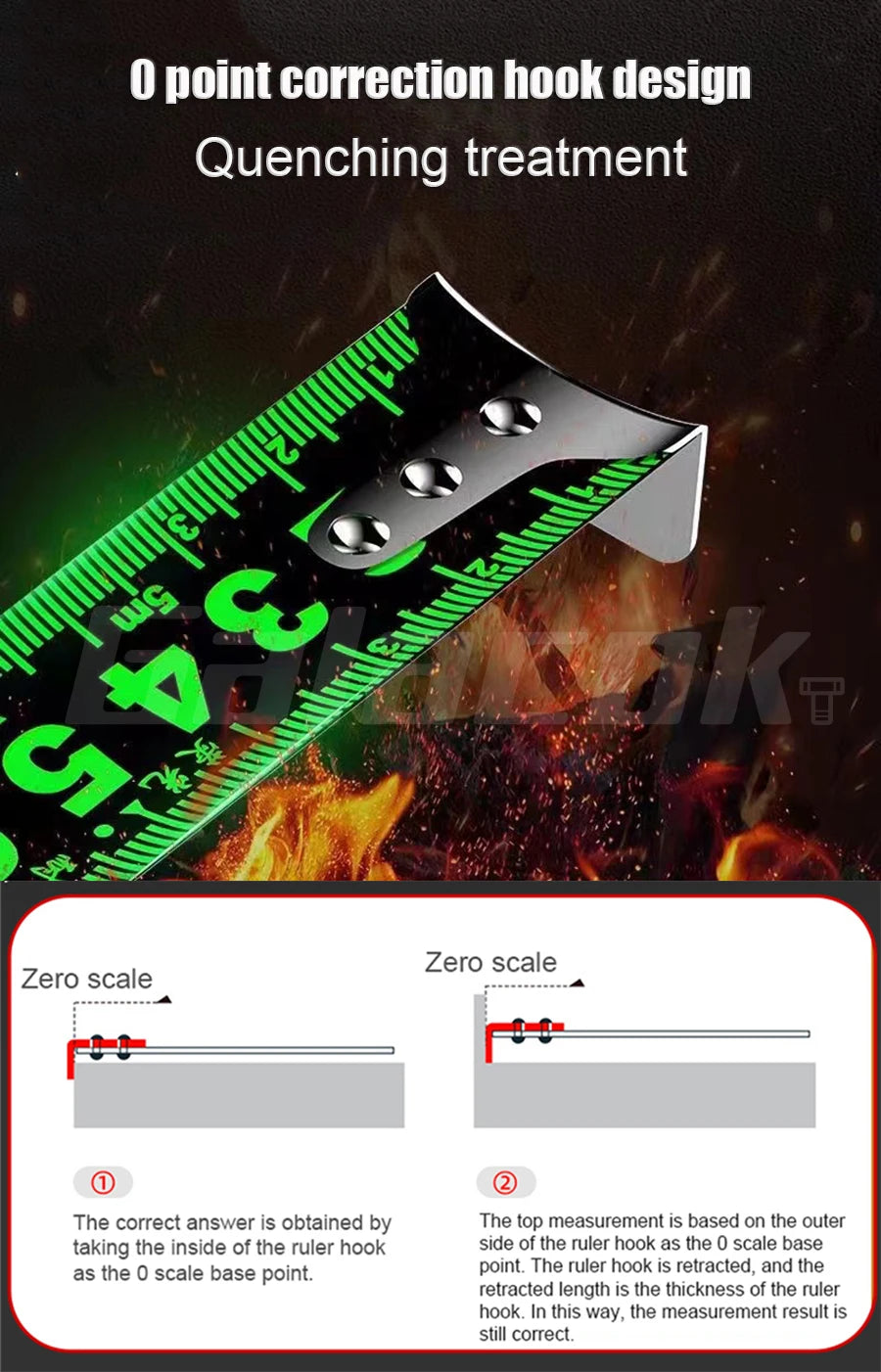 3/7.5/10/5M Meters Tape Measure Toughbuilt Measuring Tape Construction Tape Measure Site Measuring Construction tools Instrument