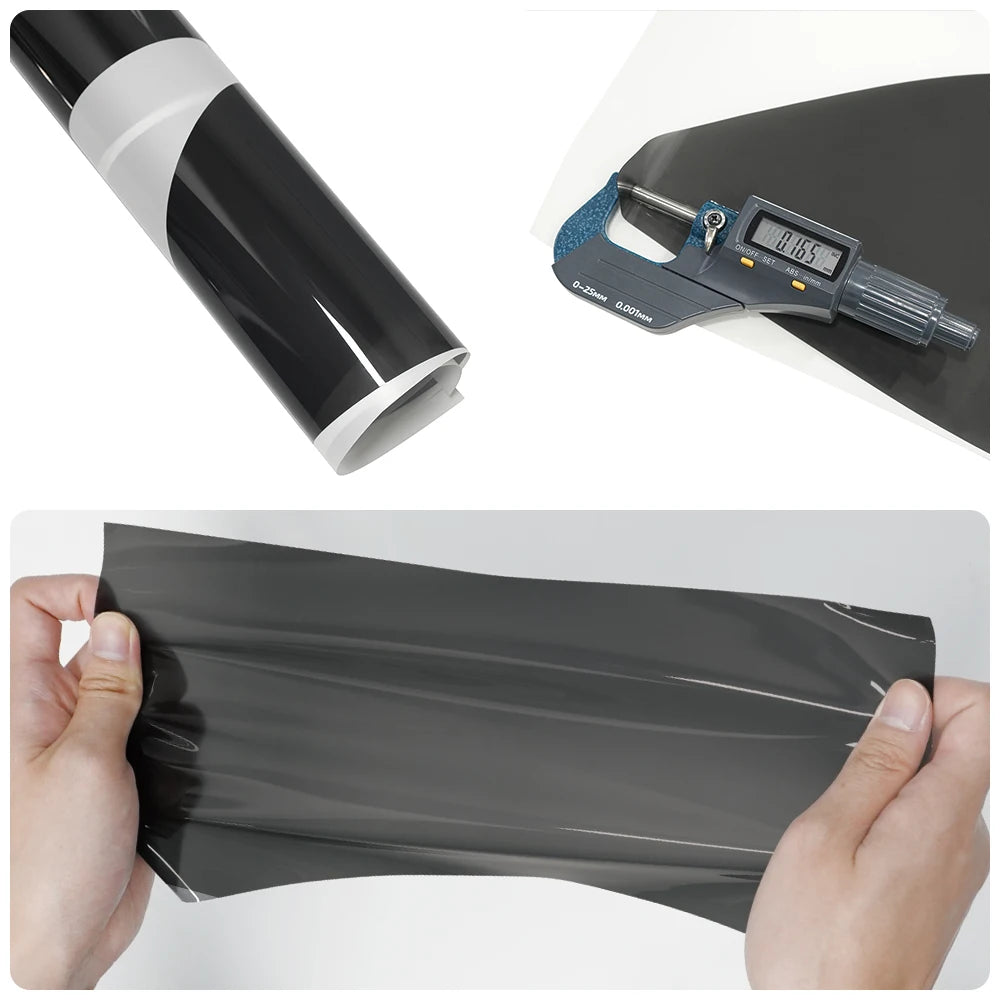 Car Headlight Protective Film For Toyota Camry XV80 XV70 2018-2026 Smoke Black Pre Cut Anti-Scratch High-Gloss Vinyl Wrap Film