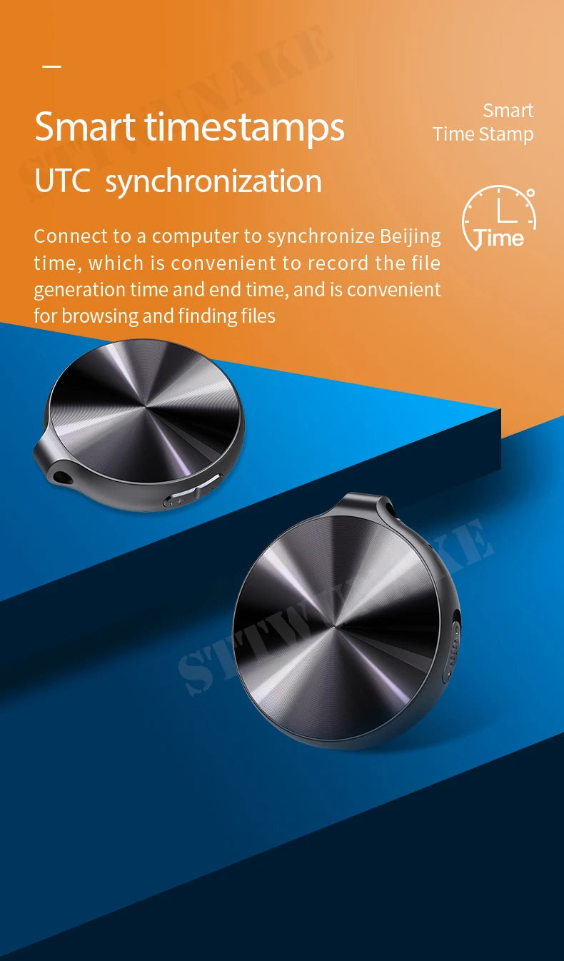 Mini Voice Activated Recorder Necklace Digital Audio Recording Keychain Device Wearable Sound Professional Micro Dictaphone