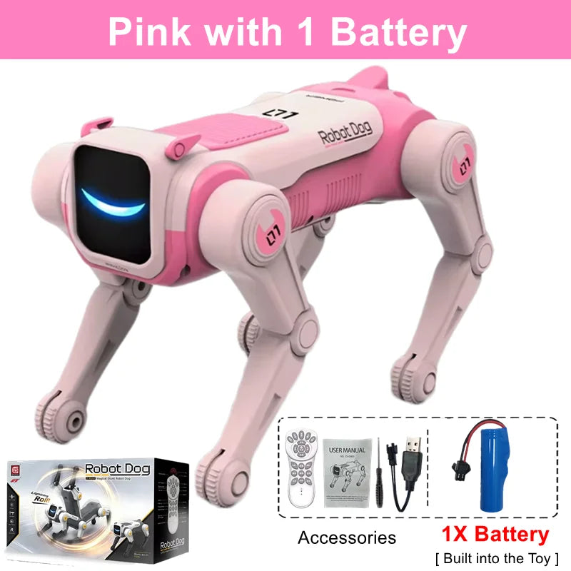 RC Mekanisk Robot Hund med Stemmekontrol og Tricks