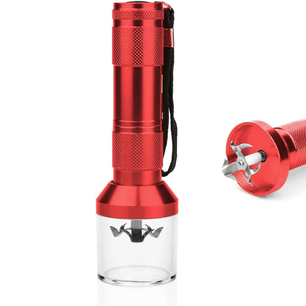 Portable Electric Spice and Herb Grinder, Metal Body