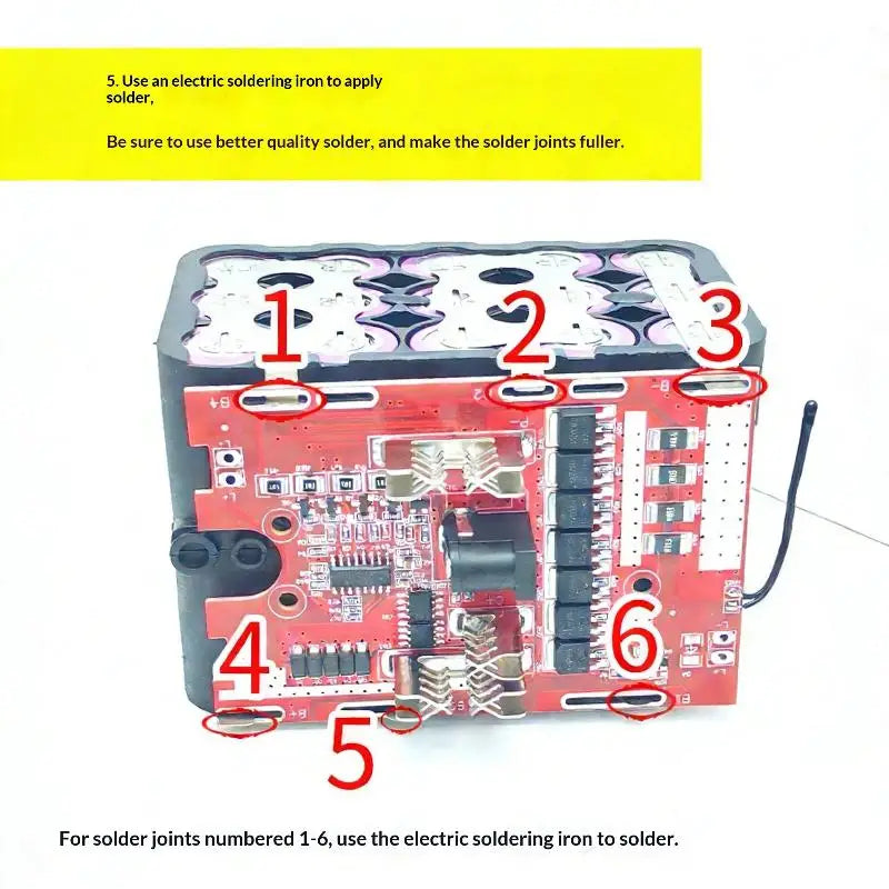 Placa de proteção de bateria de 21 V e 7MOS para ferramentas elétricas