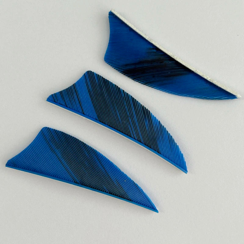 50 Plumillas de pluma de pavo de alas derechas — 2 pulgadas