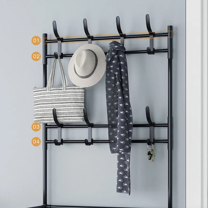 Clothes Hat Hangers Shoe Rack – Multi‑Layer Home Organizer