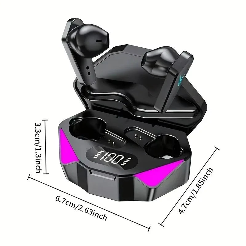 Bluetooth TWS Gaming Earphones with Low Latency and Mic