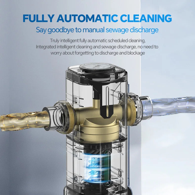 8000L/H Central Water Pre-Filter with Auto Self-Cleaning