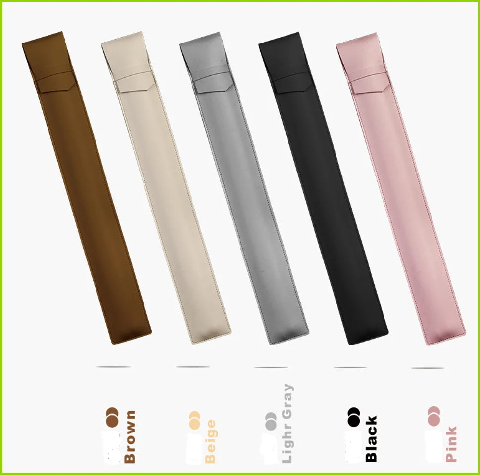 Slim PU Leather Drumstick Storage Sleeve