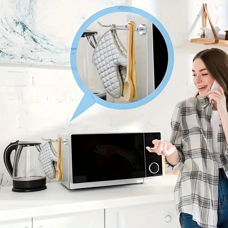 5pcs Magnetic Hook, Heavy Duty Magnet Hook, Magnetic Cruise Hook Hanging, Large Metal Magnetic Hook, Can Be Used For Grill,