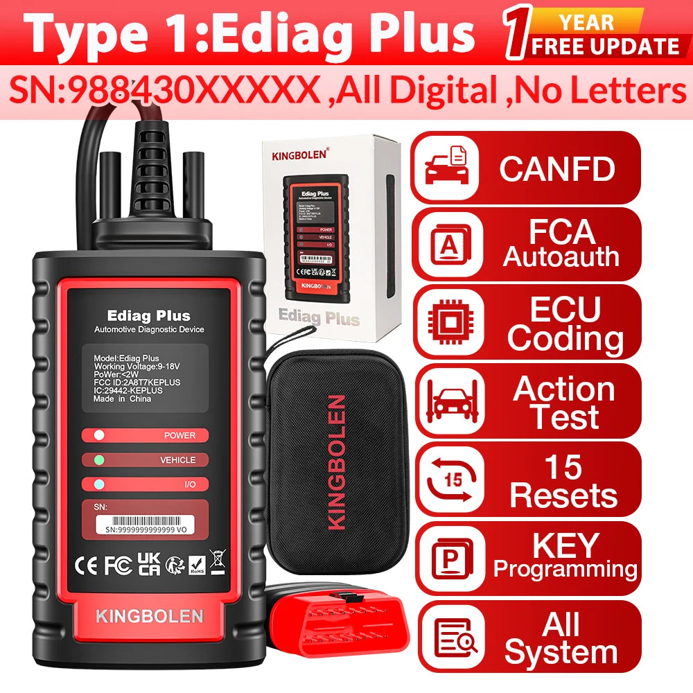 Thinkdiag 2 Scanner Diagnostico OBD2 con CAN FD e Codifica ECU