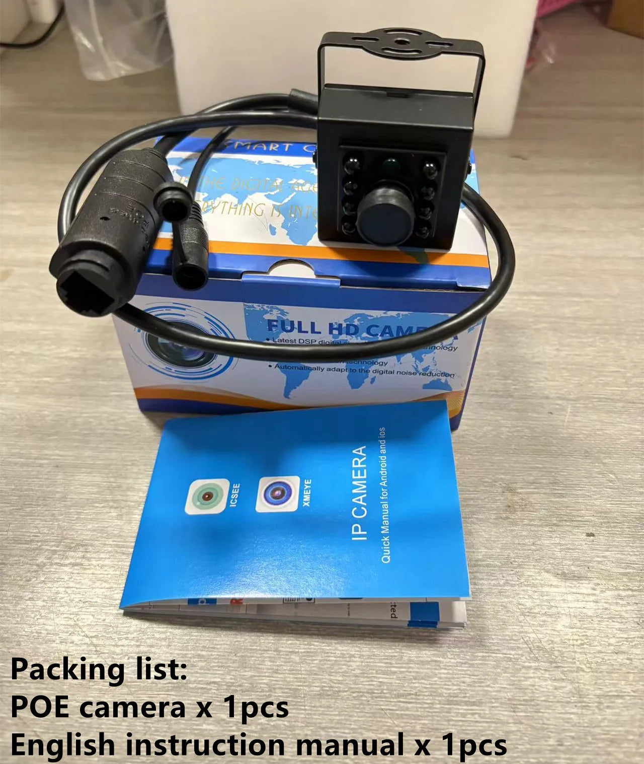 IR LED Mini Audio POE IP 4mp 5mp 8mp Low Illumination Infrared Night Vision AI Camera CCTV Network Security XMeye ONVIF H.265+