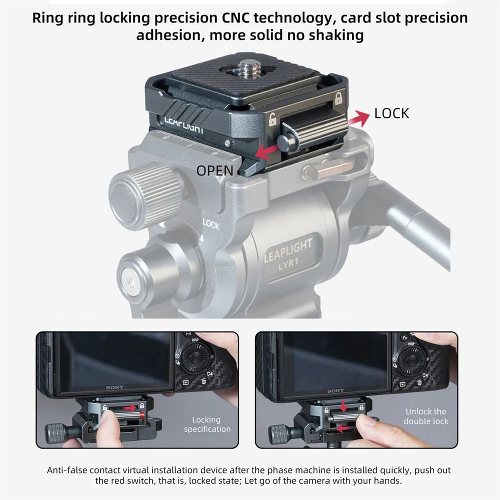 Arca-Style Quick-Release Camera Mount