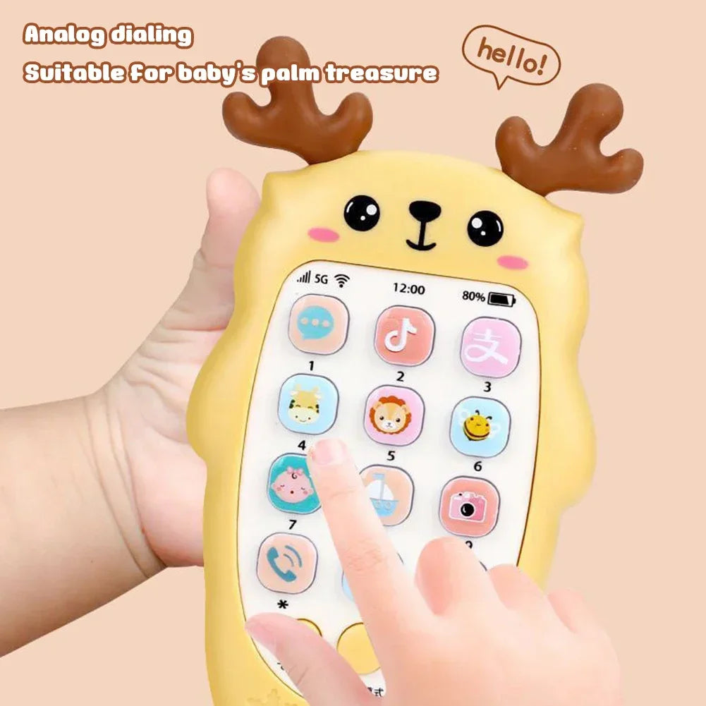Animal-Design Toy Phone with Sounds, Ages 3+