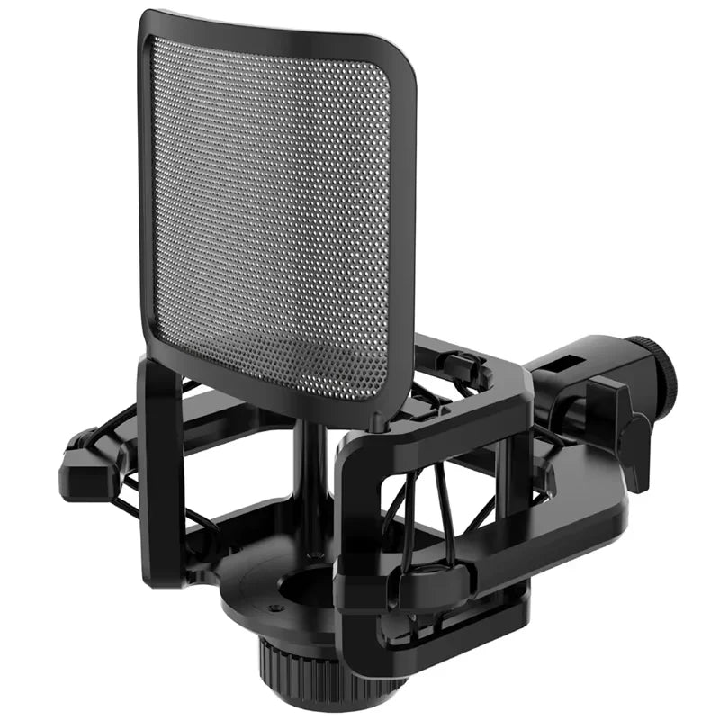 Microphone Shock Mount with Windscreen Filter
