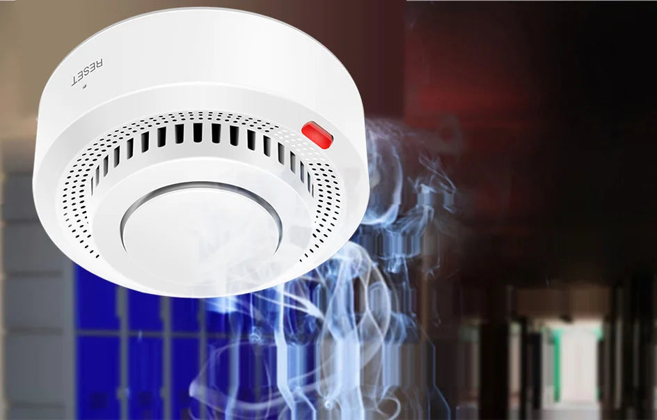 Tuya Smart WiFi Smoke Sensor Fire Protection Smoke Detector 85dB Sound Security System Firefighters Smartlife APP Control