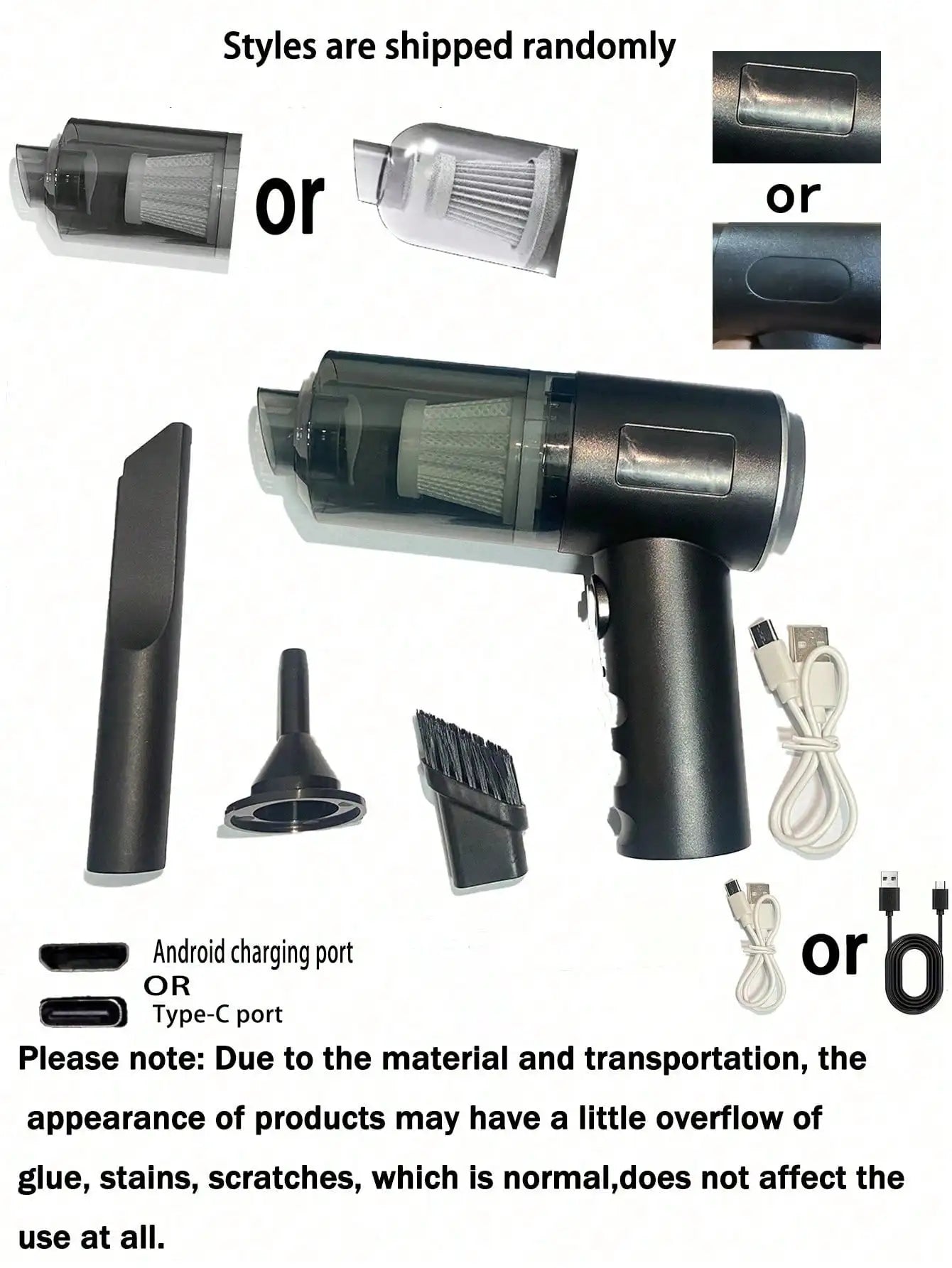 Cordless Handheld Vacuum Cleaner for Car, Home and Pet Hair