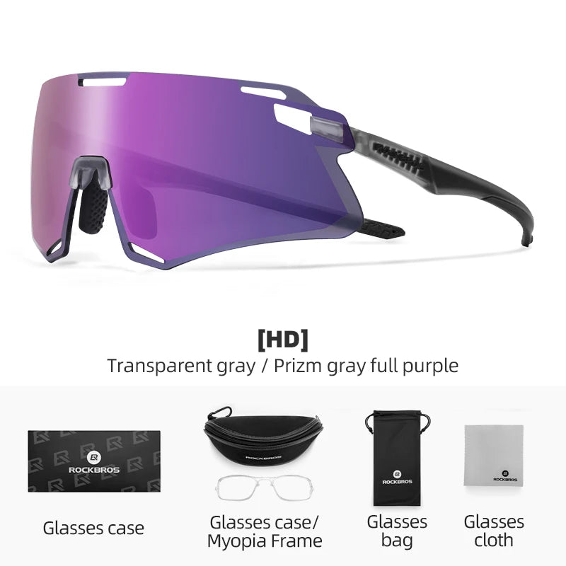 Photochromic Cycling Glasses with TR90 Frame