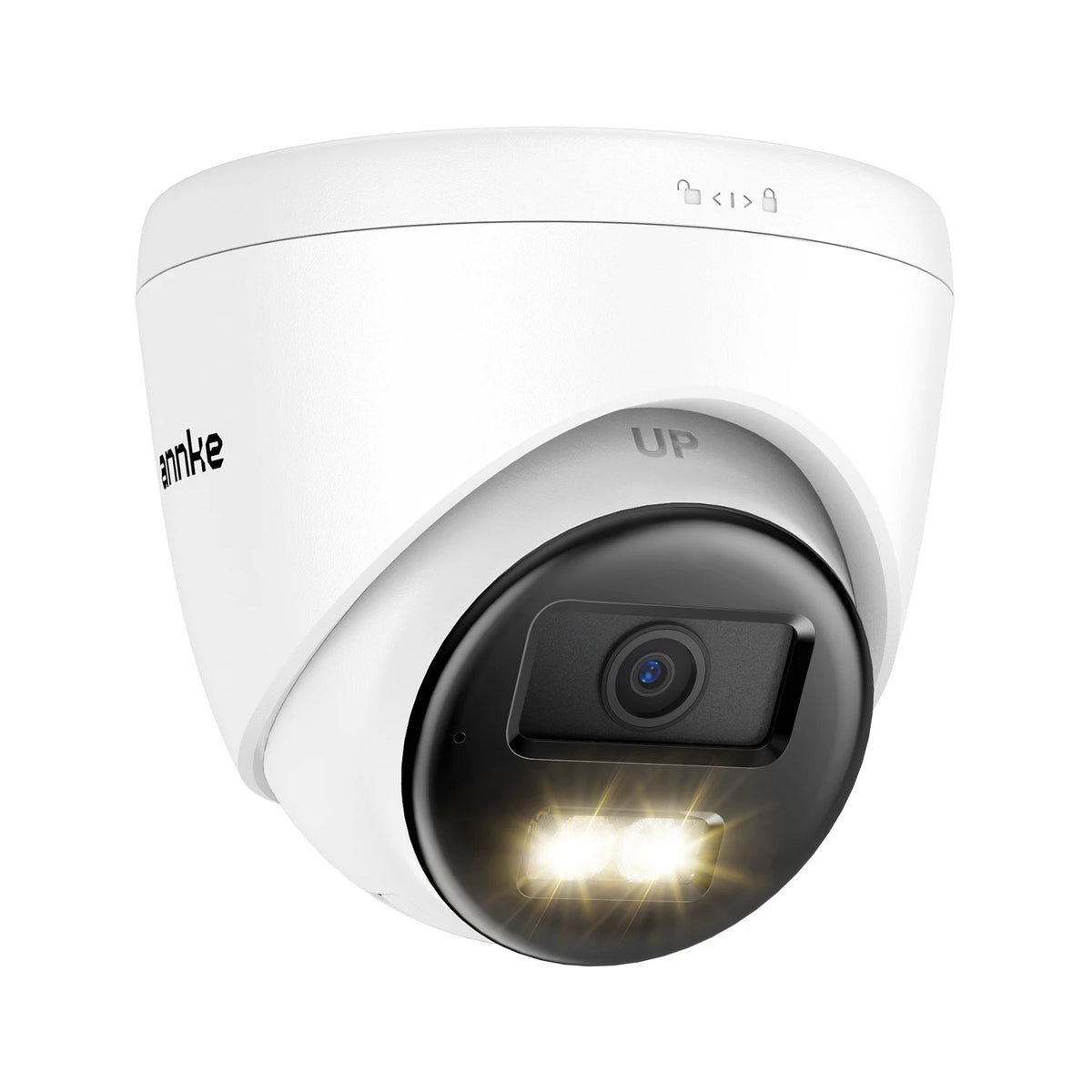 3K 5MP Outdoor IP Camera with Color Night Vision, Wide Angle, PoE, Two-Way Audio