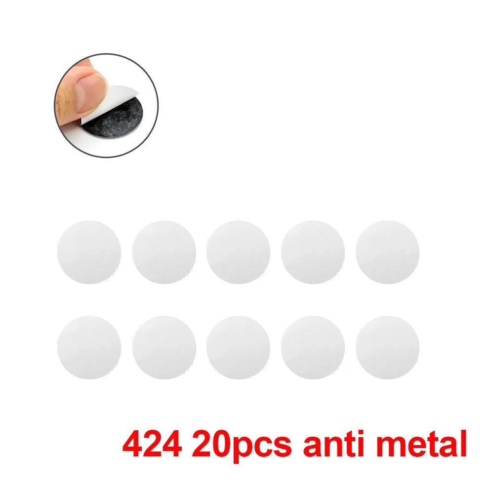 NTAG 424 DNA NFC Tags - Adhesive and Anti-Metal Options