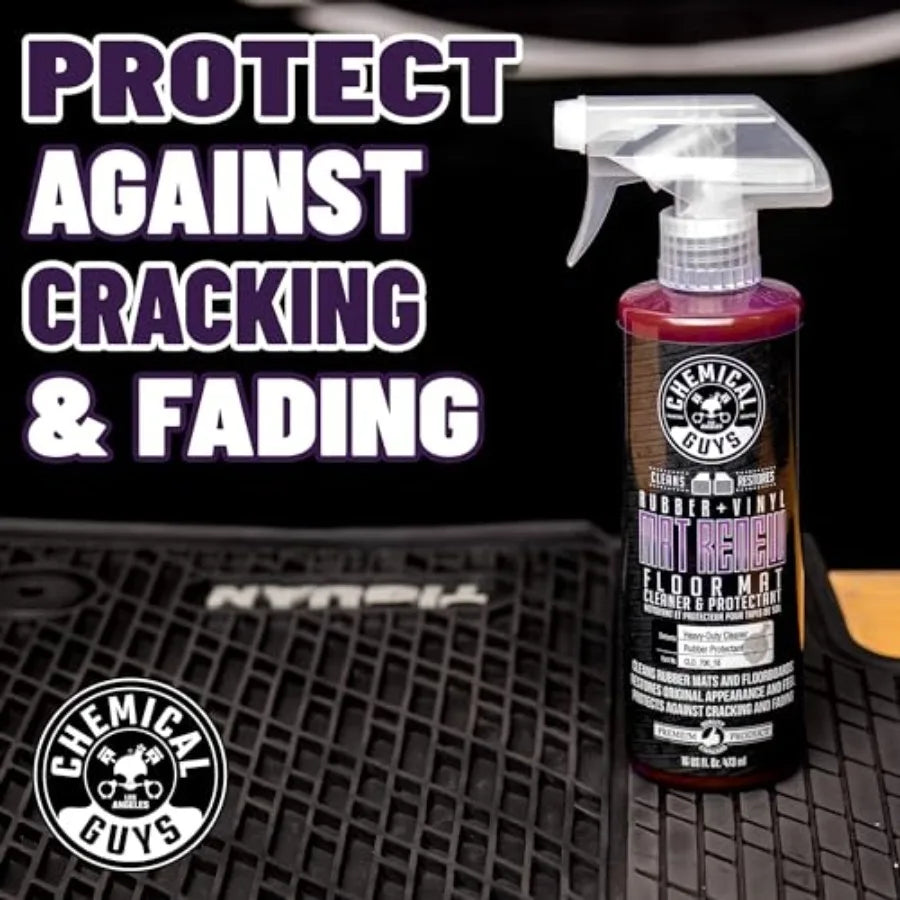 Heavy Duty Door Mat Cleaning Kit with Renew Rubber + Vinyl Cleaner