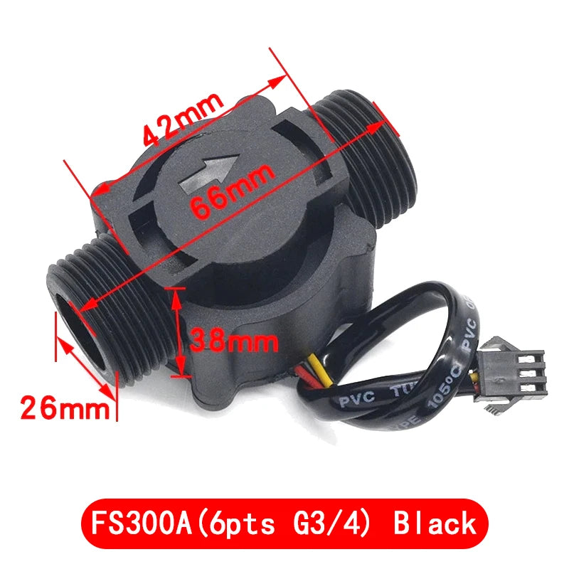 Hall-effekt Vandstrømsensor, YF-S201 eller FS300A