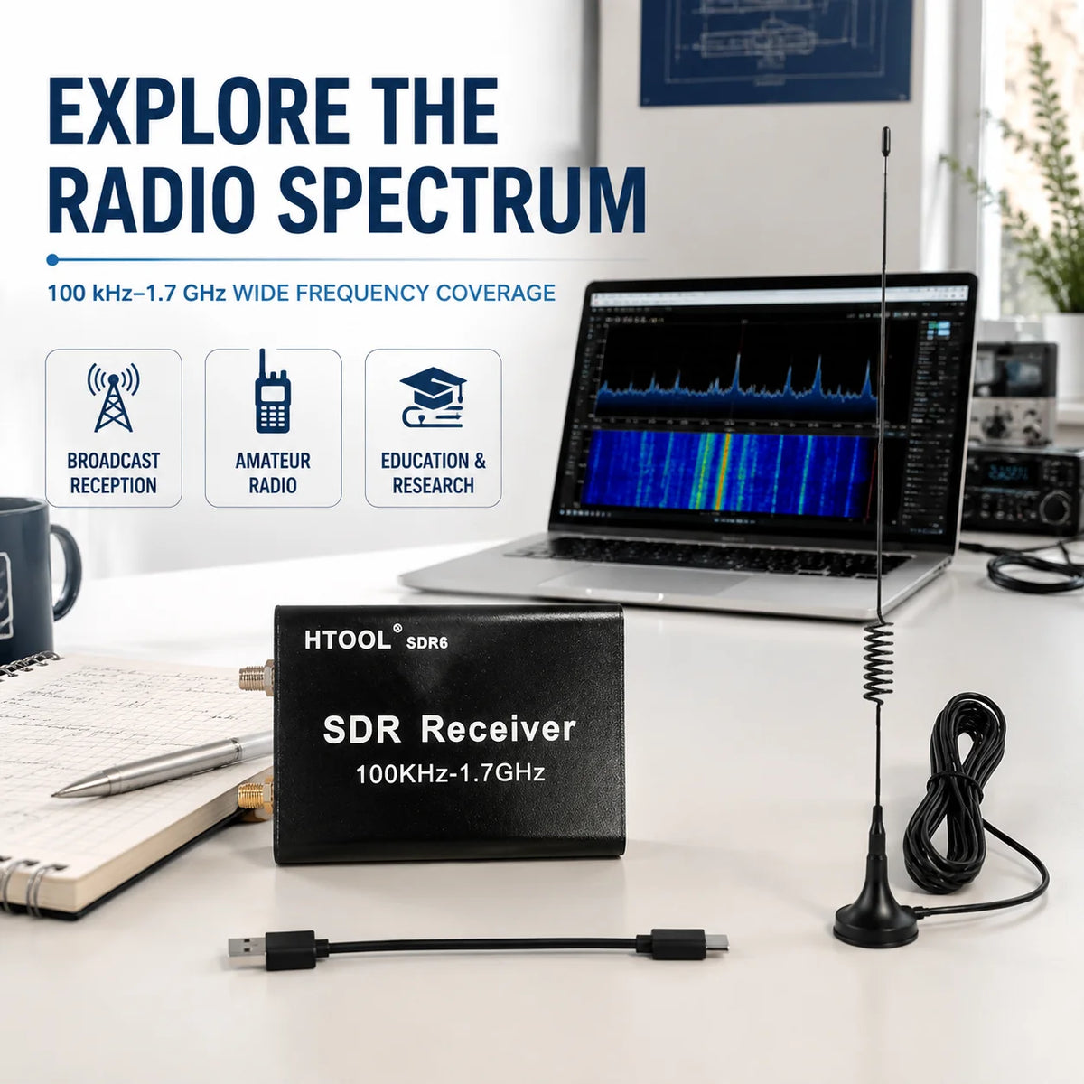 SDR6 USB Software-Defined Radio Receiver
