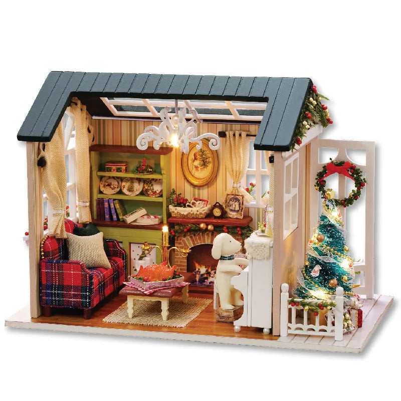 Kit de quarto em miniatura DIY, opções de modelos