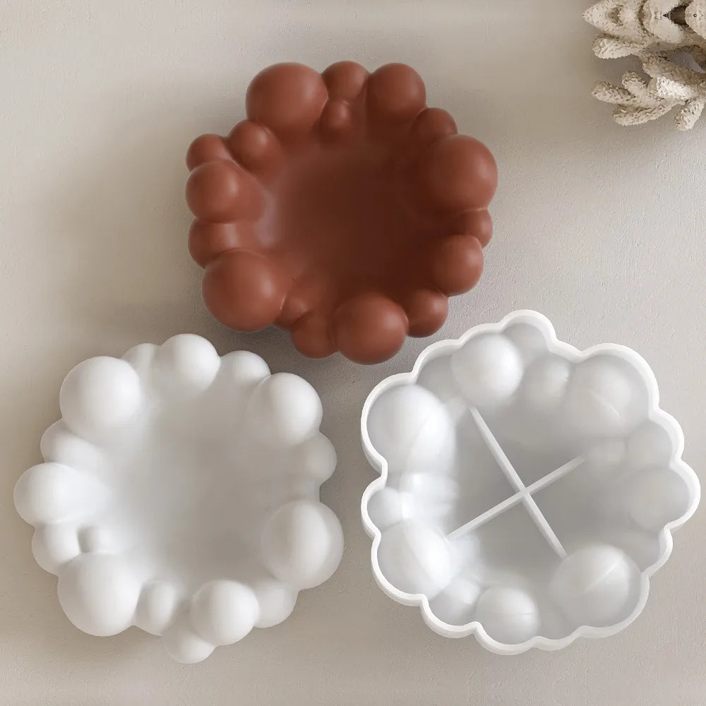 Bubble Cloud Bowl Silicone Craft Mould