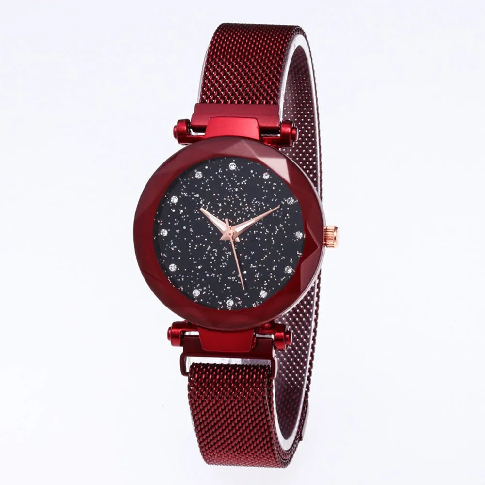 Fashion Sparkling Women Watches Ladies Top Brand Luxury Quartz Clocks Watch Women Stainless Steel Date Gift Clock