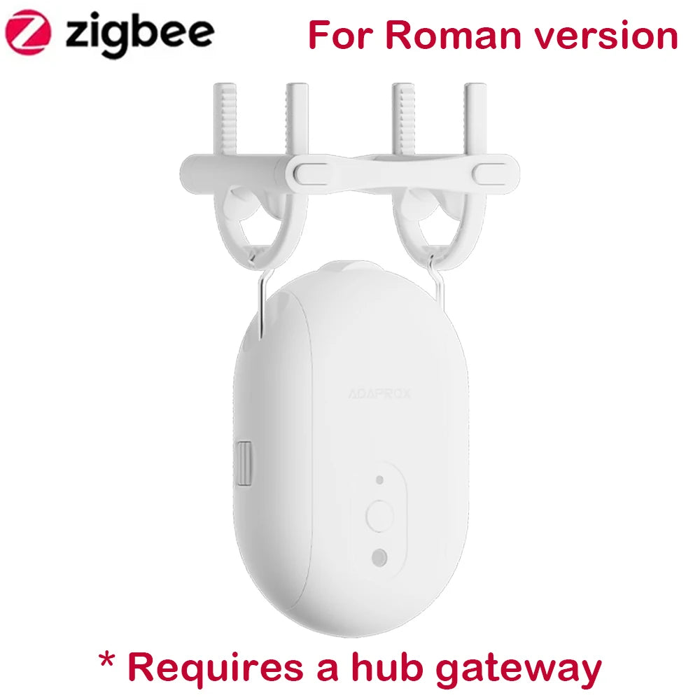 Inteligentný Zigbee / Bluetooth závesný motor s háčikmi, ovládanie hlasom