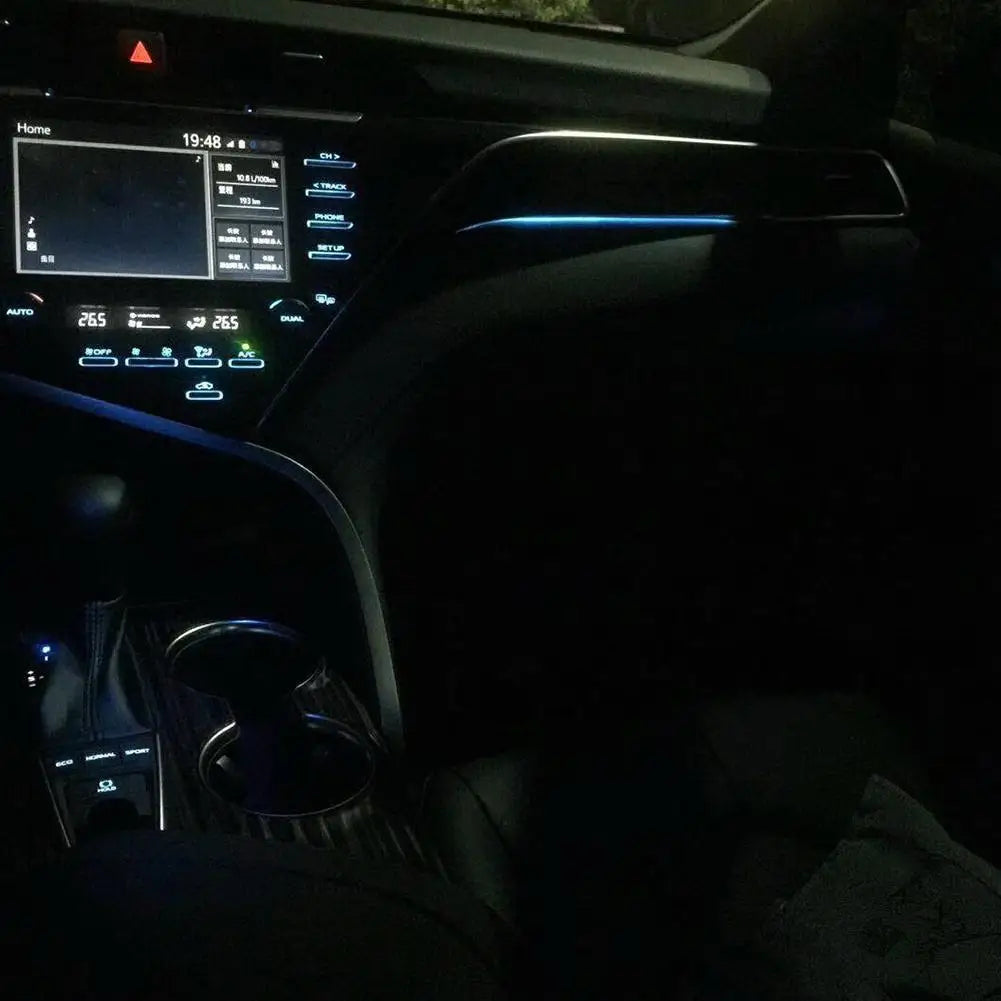 Car Interior LED Center Console Ambient Lights Decorative Lights Atmosphere Light Lamp for Toyota Camry 2018 2019 2020 2021