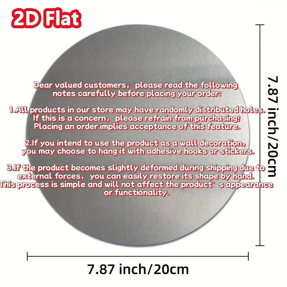 Merry Christmas Winter Snowman Metal Sign - Round Hanging Decoration for Front Door and Home Wall