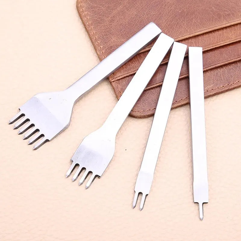 Leather Stitching Chisel Set — 1/2/4/6 Prongs