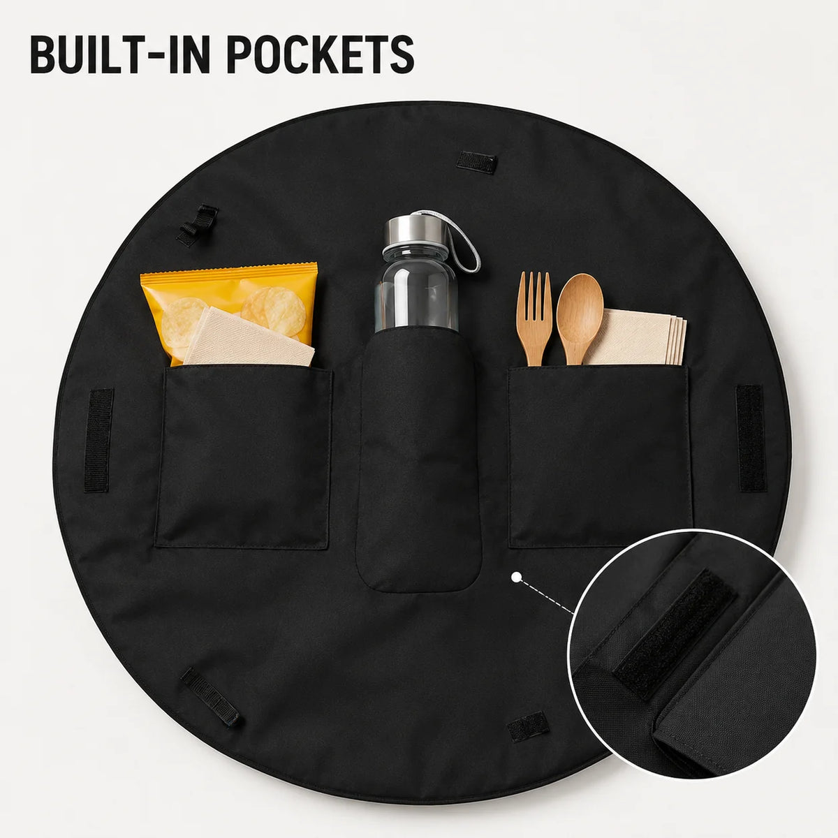 Convertible Picnic Mat and Shoulder Tote