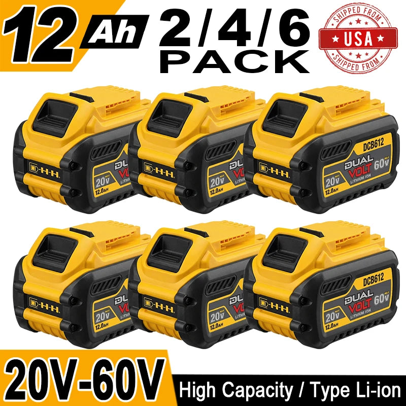 12.0Ah Lithium-Ion Battery Pack for 20V/60V MAX Tools