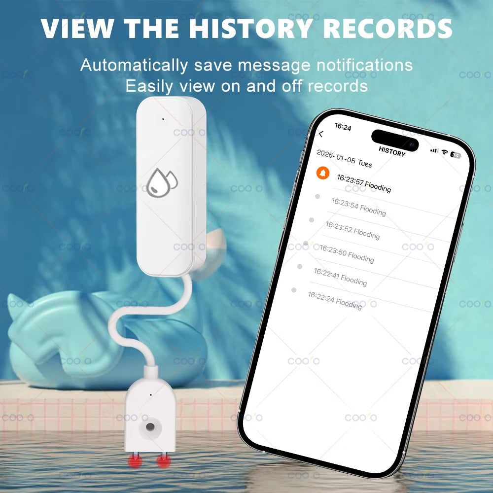 Tuya Zigbee 3.0 Water Leak Sensor with Remote Probe
