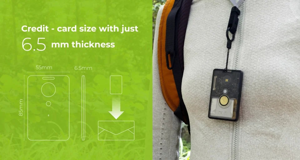 SenseCAP Card Tracker T1000‑E per Meshtastic con GPS e LoRa