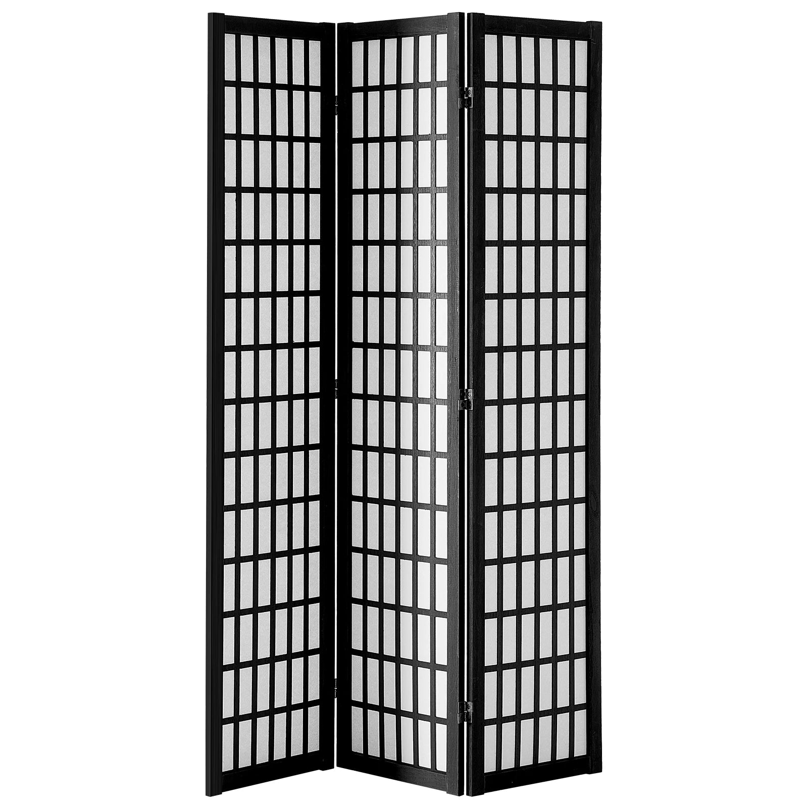 Japanese Wooden Folding Room Divider Privacy Screen Panels