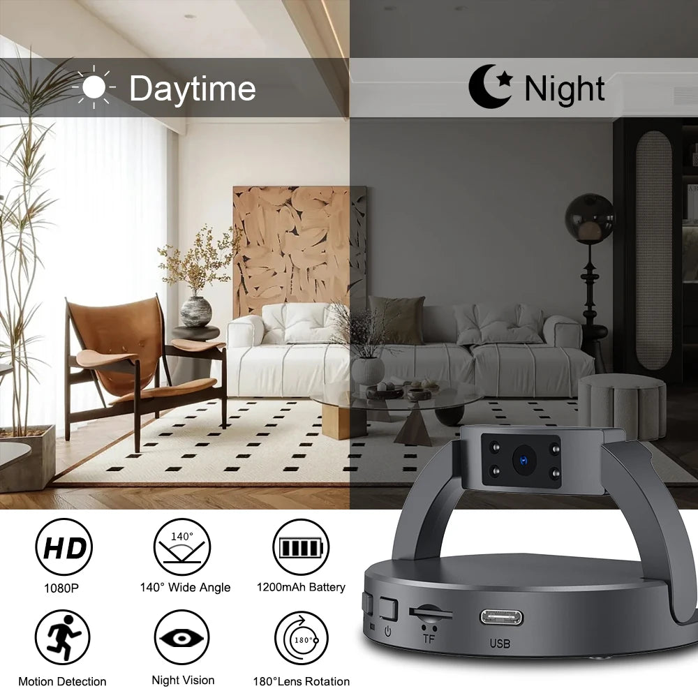 1080P HD Mini Camera Small Digital Video Recorder Portable Cameras Motion Detection 10Hours Hide DVR Camcorders No Wifi Cam