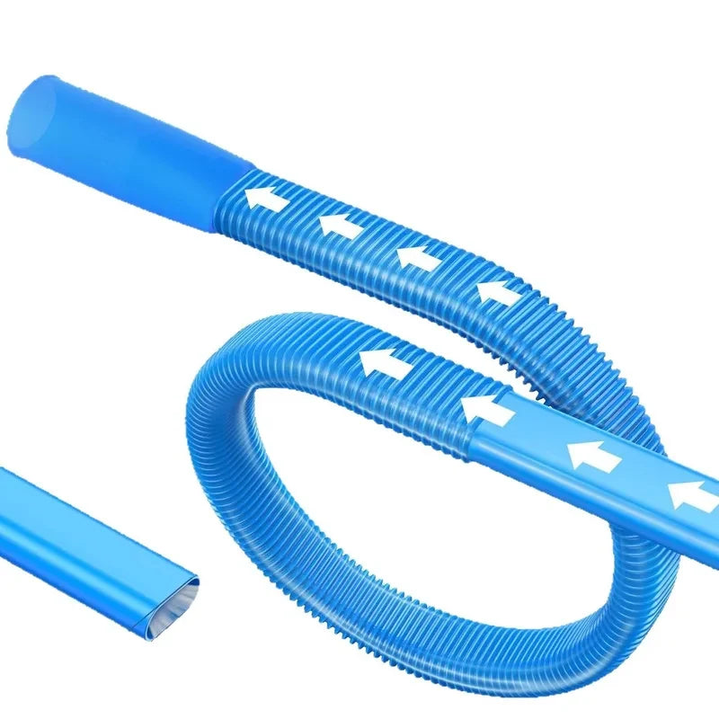 Kit flexible de limpieza de conductos de secadora con aspiradora