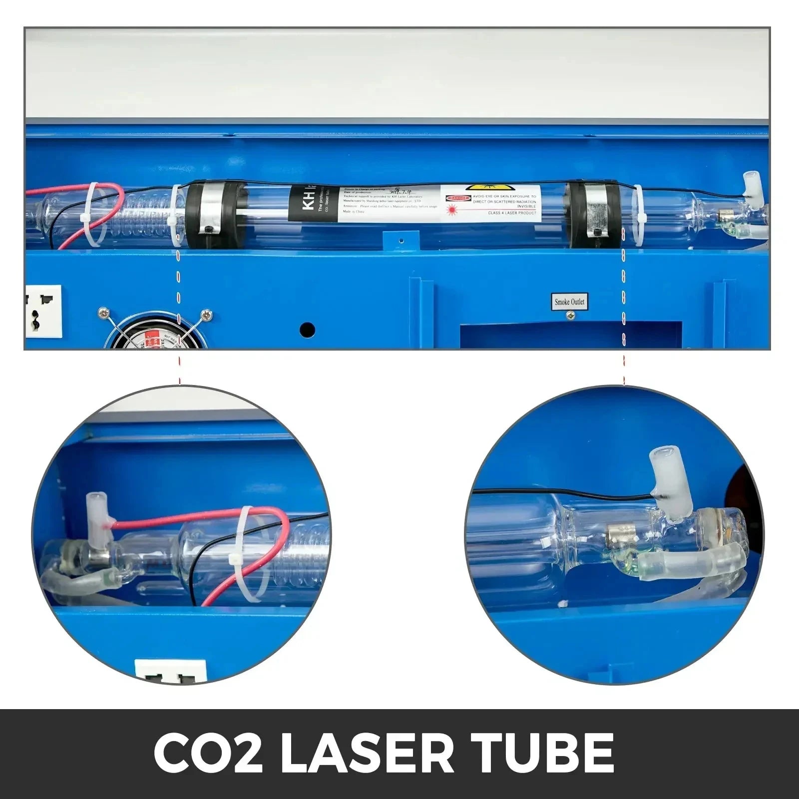 40W CO2 Laser Engraver 300x200mm Precision Cutting Machine