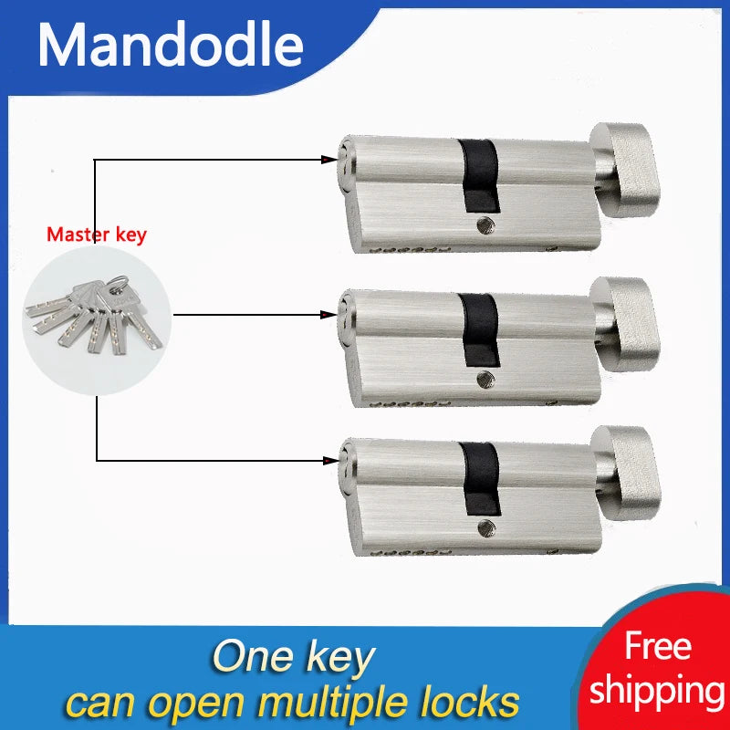 Thumbturn Door Lock Cylinders, Keyed-Alike Options