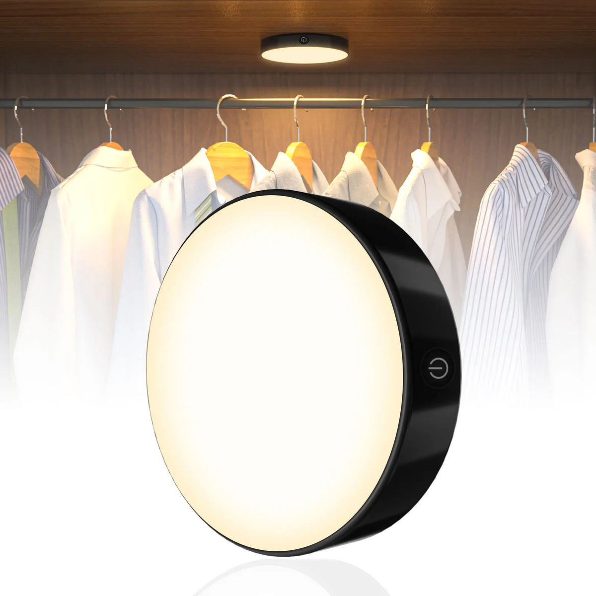 Rechargeable Dimmable Touch Light with Magnetic Back