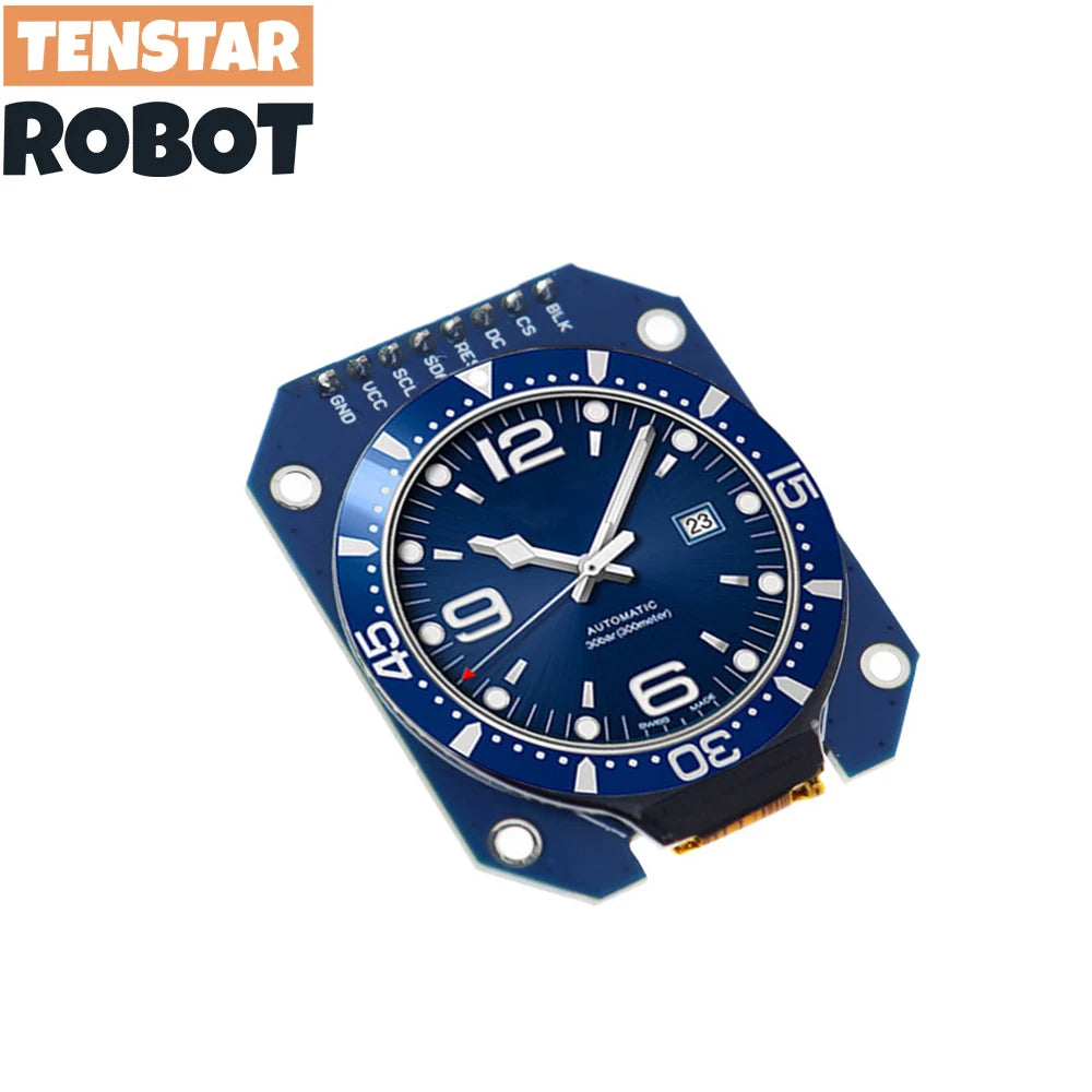 Módulo de ecrã TFT GC9A01 de 1.28-Inch - redondo ou quadrado