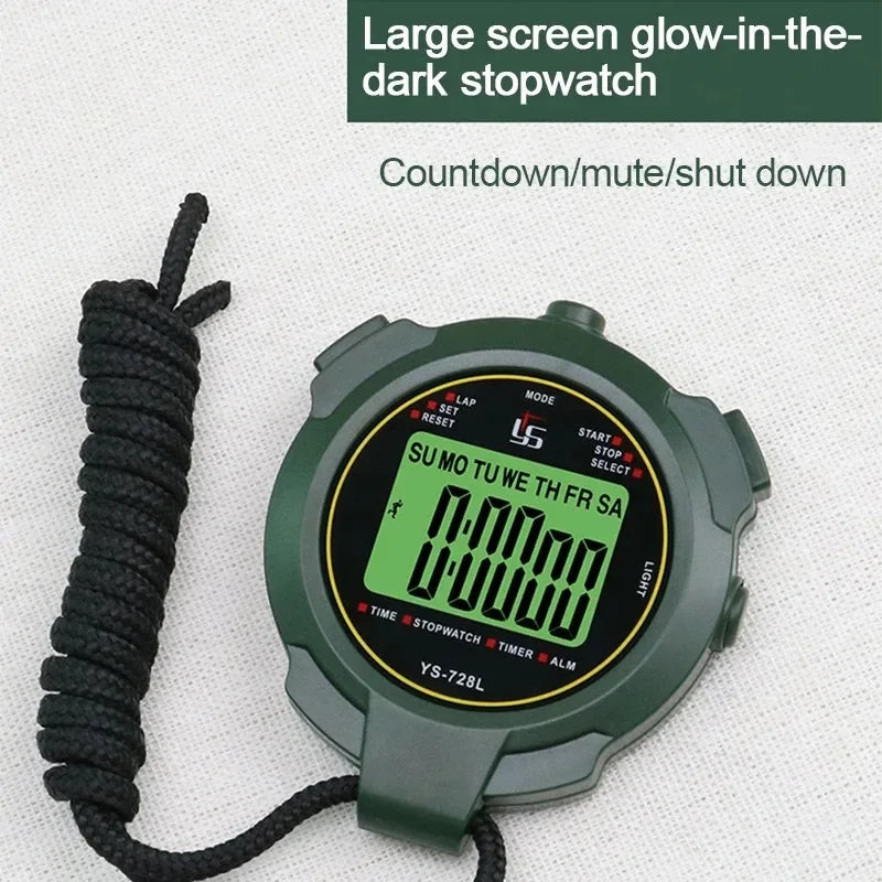 YS-728L Digital Stopwatch with Countdown and Backlight