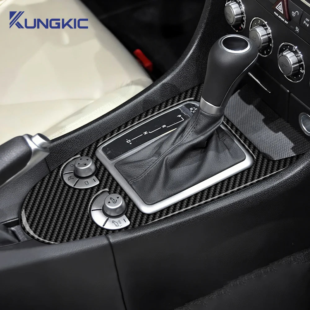 Carbon Fiber Gear Shift Trim Sticker for Mercedes Benz SLK R171
