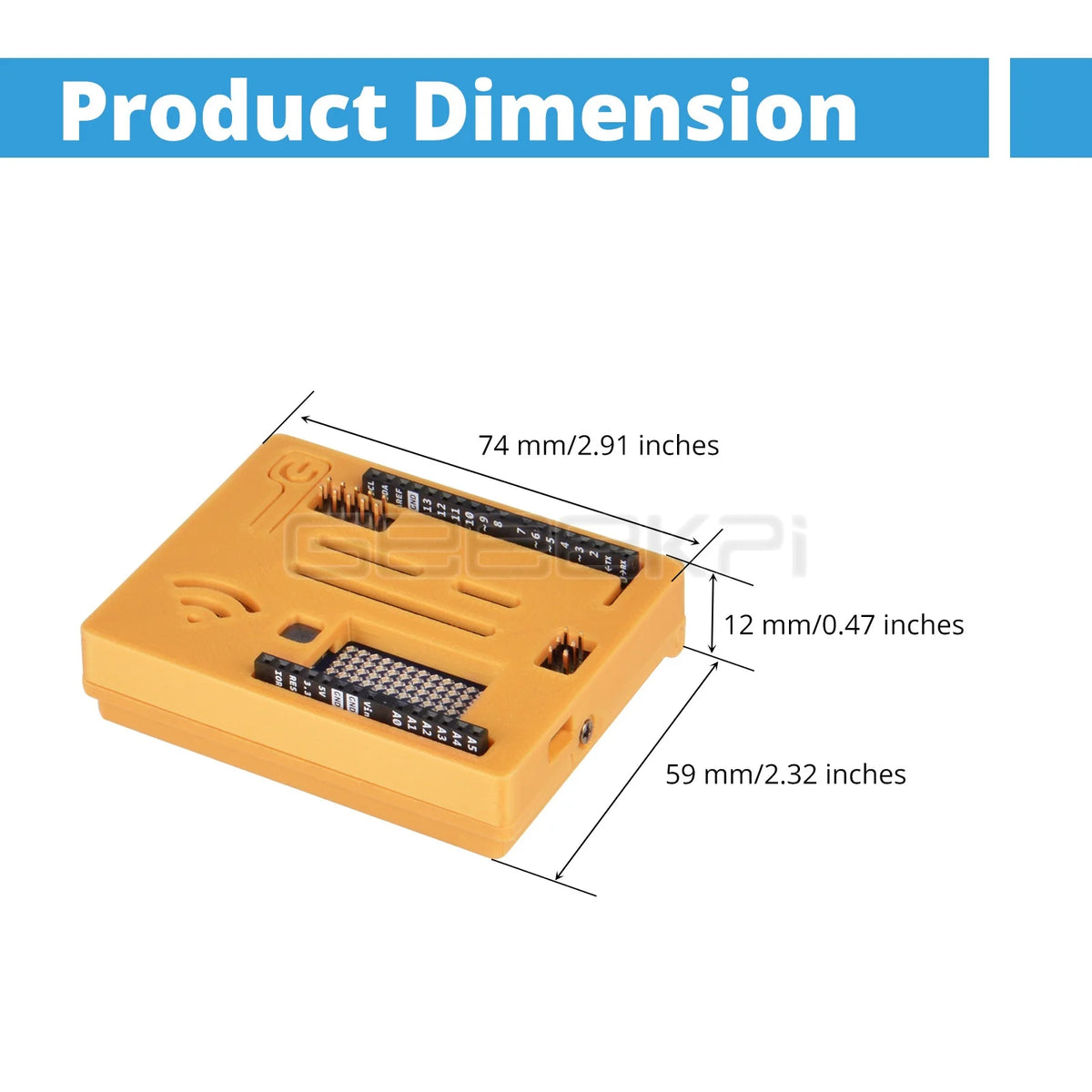 3D-Printed Case for Arduino UNO Q