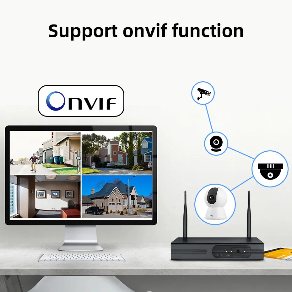 Mini Indoor Wireless 5MP WiFi IP Camera with Auto Tracking
