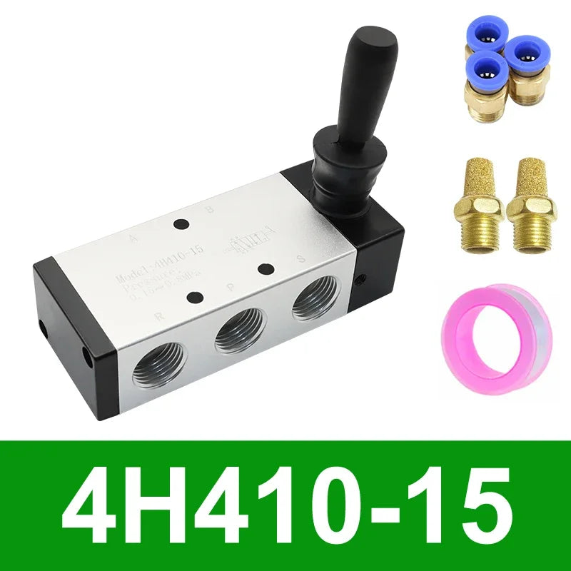 Manual Pneumatic Lever Valve, 3/2 or 5/2 Options