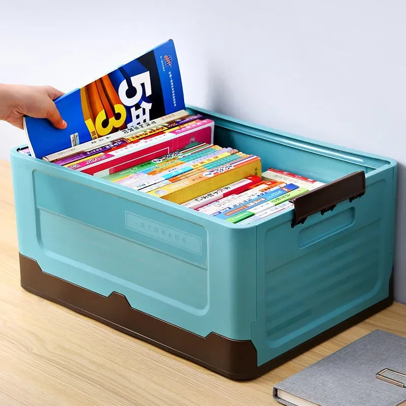Foldable Plastic Storage Box, Single or Three-Pack