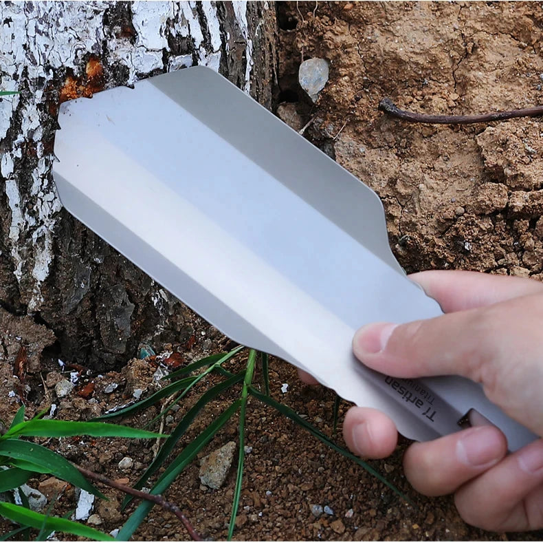 Titanium Hand Shovel Mini Ultralight Portable Trowel